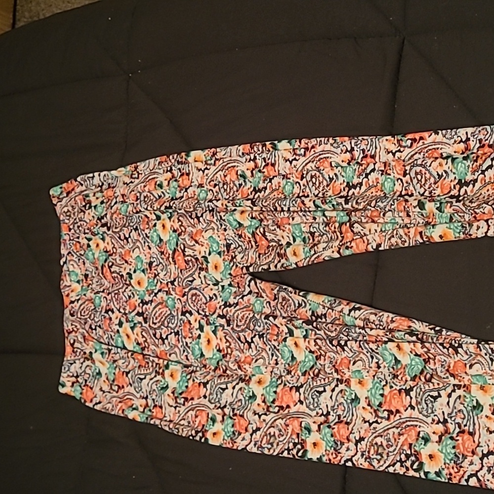 Thrifted leggings, one size, multicolored